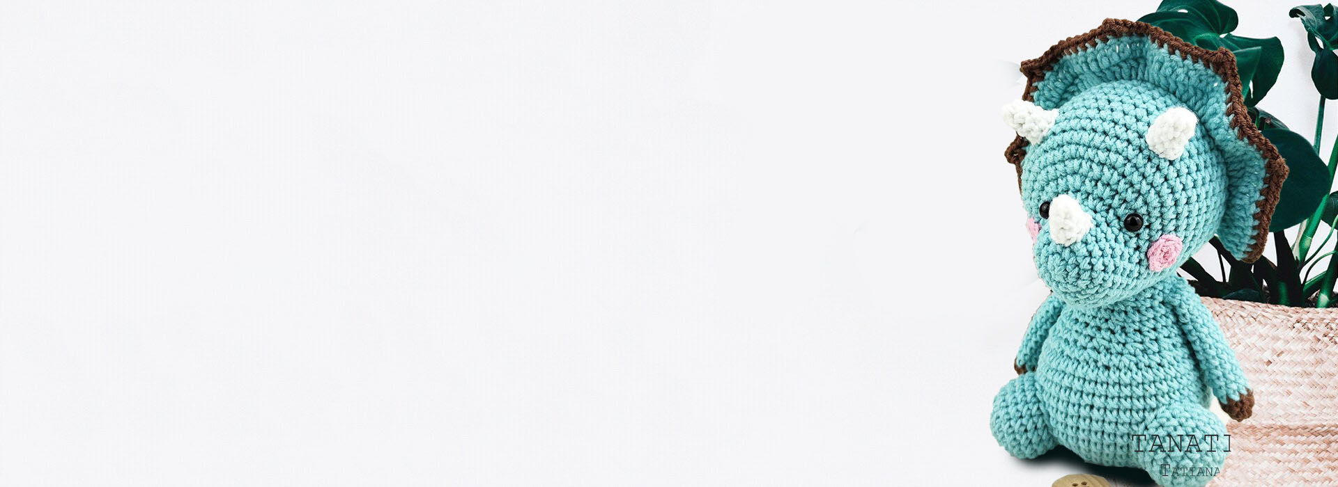 New pattern Crochet triceratops