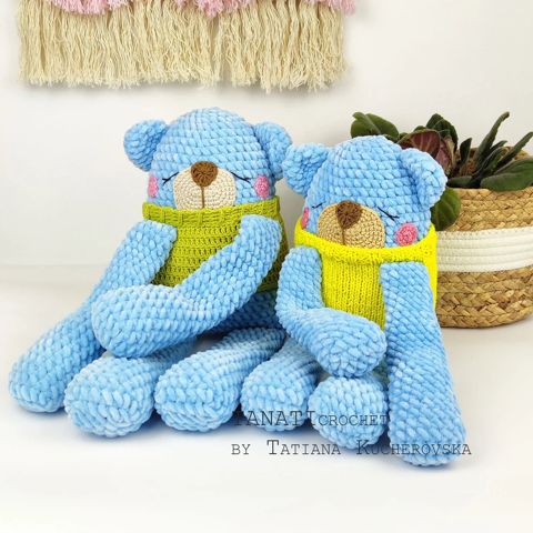 Crochet teddy bear pattern Tanati Crochet