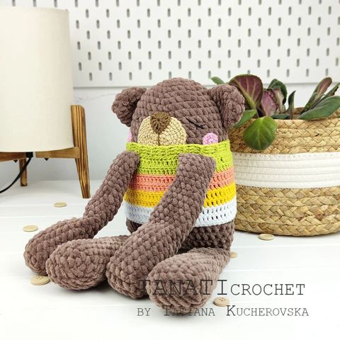 Bear crochet pattern/Plush toy