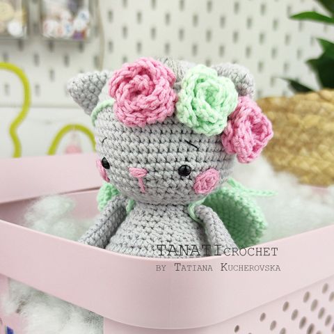 Cat crochet pattern/Hatching bag/amigurumi crochet pattern