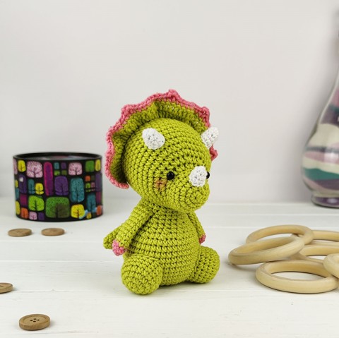 Сrochet dinosaur pattern Tanati Crochet