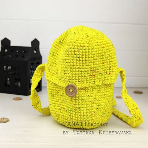 Handbag and amigurumi duck crochet