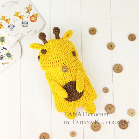 Sleeping bag and amigurumi and giraffe crochet