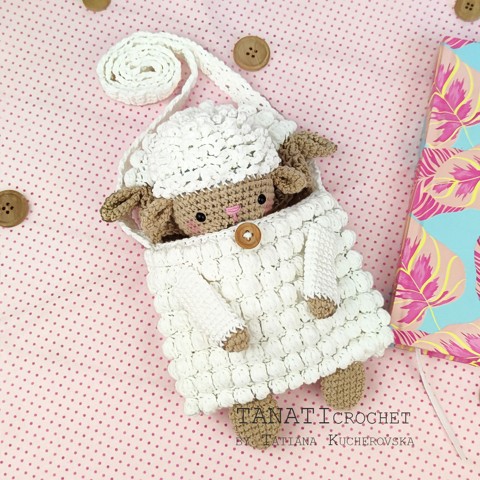 Sleeping bag and amigurumi and sheep crochet