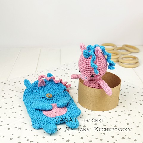 Sleeping bag and amigurumi and unicorn crochet