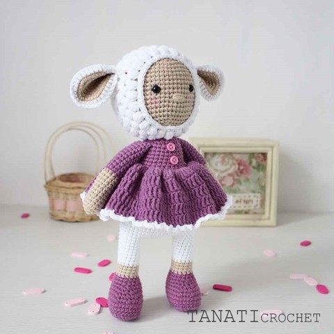 Crochet sheep patterns Tanati Crochet