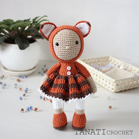 Crochet fox patterns Tanati Crochet