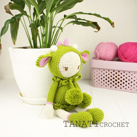 T rex crochet pattern Tanati Crochet