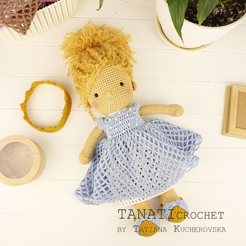 crochet doll dress for princesses