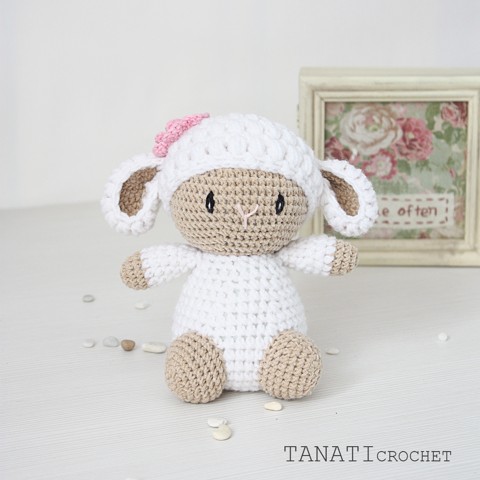 Crochet cow pattern Tanati Crochet