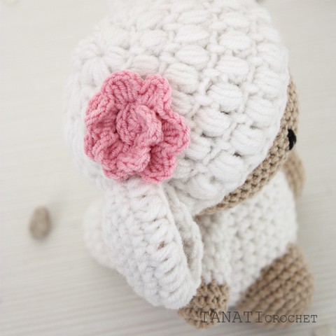 Crochet toy sheep