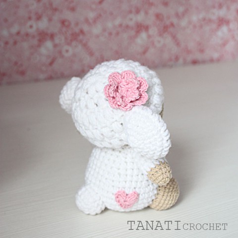 Crochet toy sheep