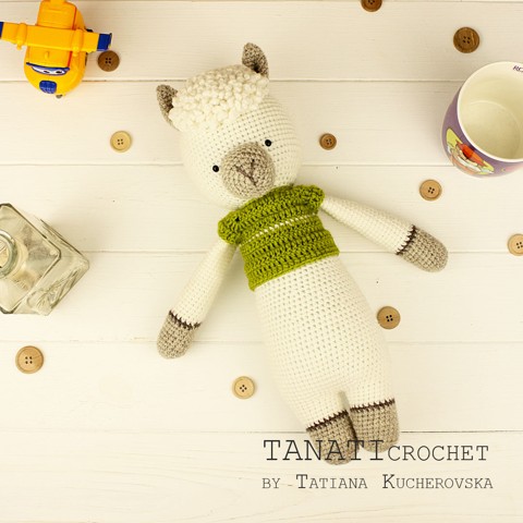 Crochet cow pattern Tanati Crochet