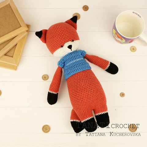 Crochet fox patterns Tanati Crochet