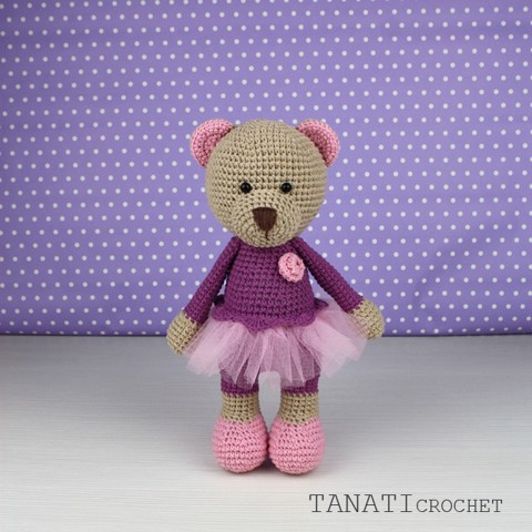 Crochet panda patterns Tanati Crochet