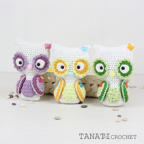 crochet bird pattern Tanati Crochet