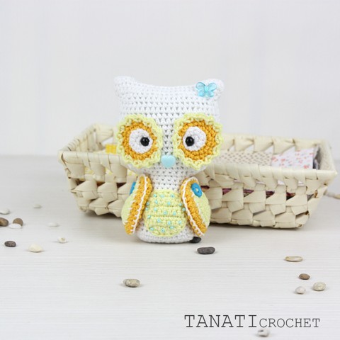 Crochet toy owl