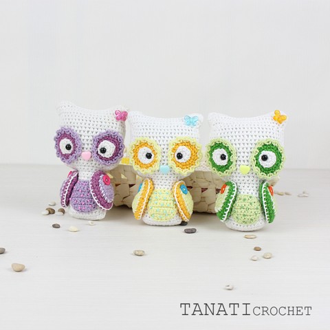 Crochet toy owl