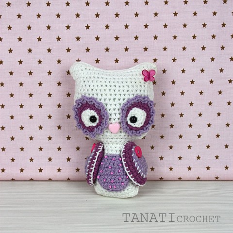 Crochet toy owl