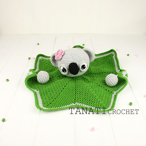 Crochet comforter koala