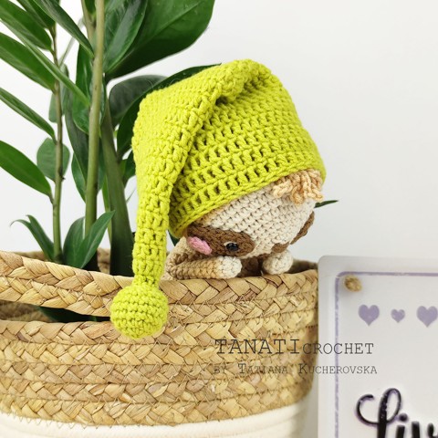 Handbag and amigurumi sloth crochet