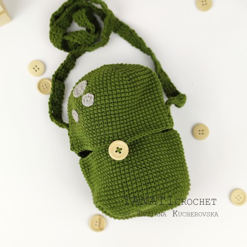 Handbag and amigurumi turtle crochet