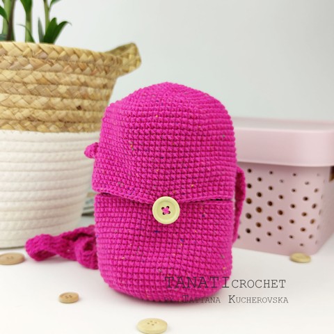 Handbag and amigurumi unicorn crochet