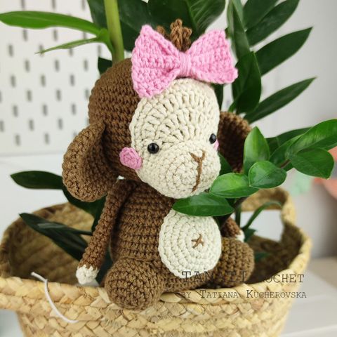 Monkey crochet pattern/Hatching bag/amigurumi crochet pattern