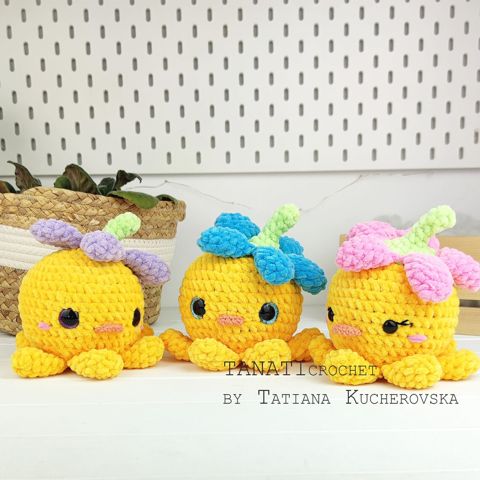 OctoDuck/kawaii crochet pattern/amigurumi crochet pattern