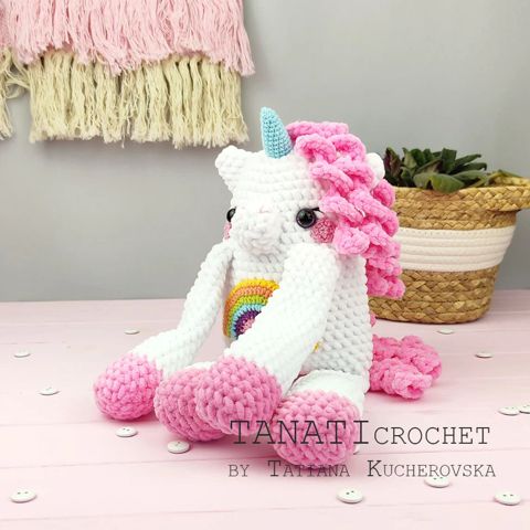 Unicorn crochet pattern/Plush unicorn