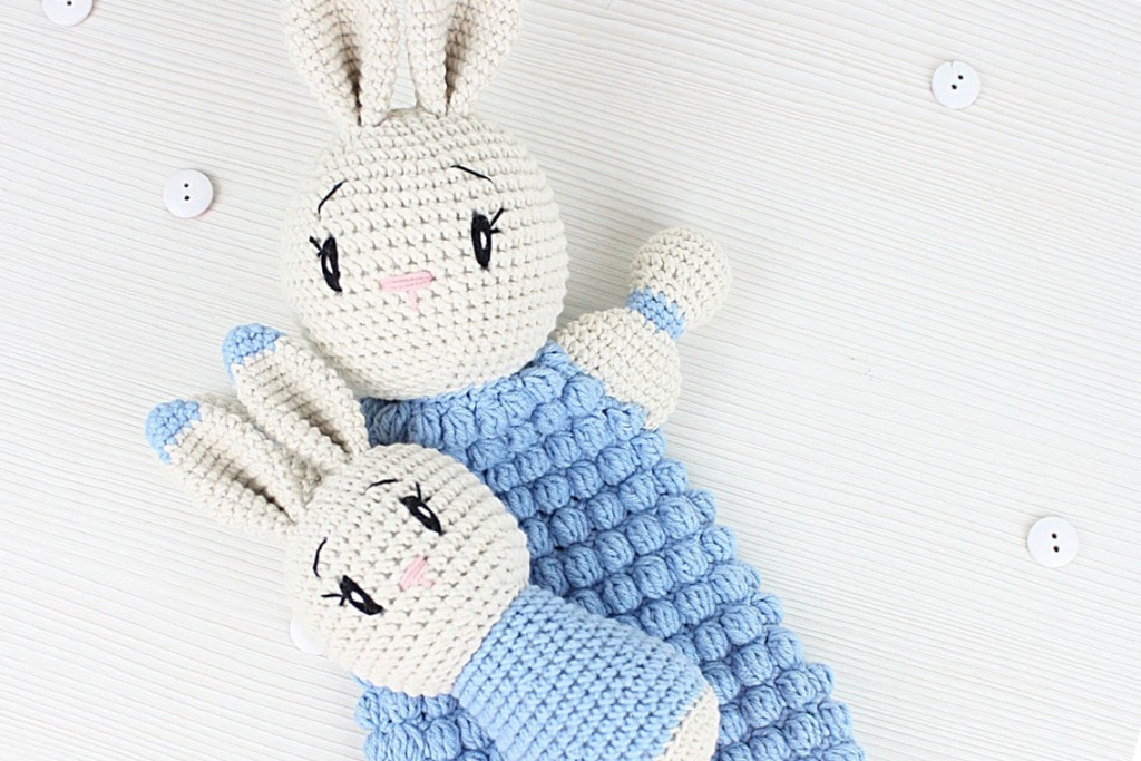 crochet bunny comforter pattern